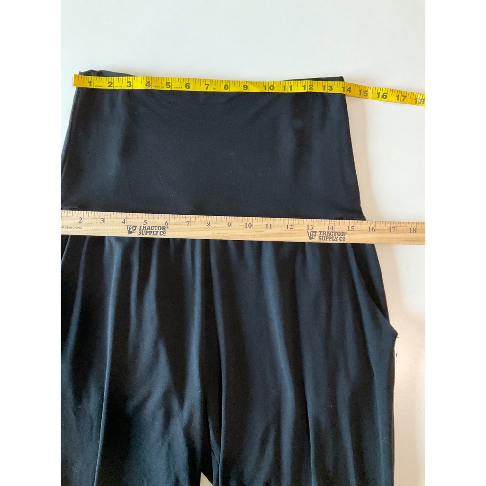 Hatch Over Under Maternity Pants Easy High-Waist Joggers Black Pull On Pockets S - Picture 5 of 9